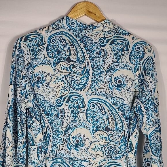 Bit & Bridle Blue Long Sleeve Tunic Top - Picture 10 of 10